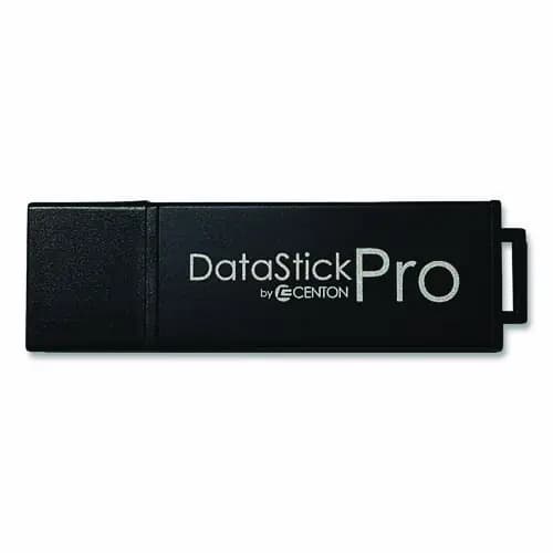 Centon DataStick Pro USB 3.2 Type A Flash Drive, 64 GB, Black
