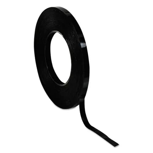 Chartpak® Graphic Chart Tapes, 1" Core, 0.13" x 27 ft, Gloss Black