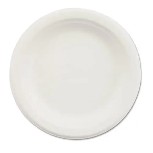 Chinet® Paper Dinnerware Plate, 6" Diameter, White, 125 Pack