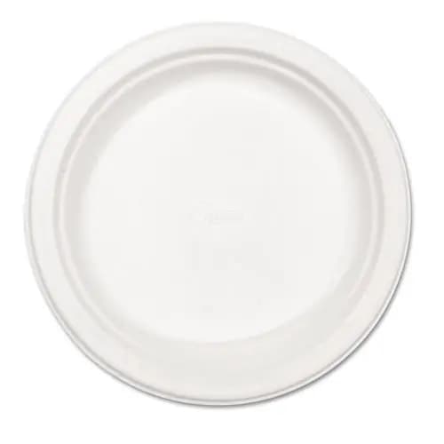 Chinet® Paper Dinnerware Plate, 8.75" Diameter, White, 500/Carton