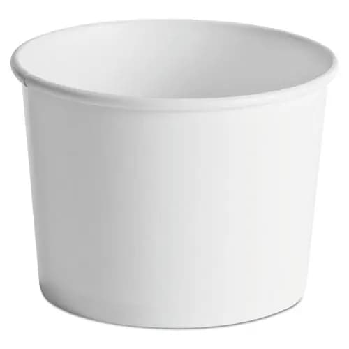 Chinet® Paper Food Containers, 64 oz, White, 25/Pack, 10 Packs/Carton