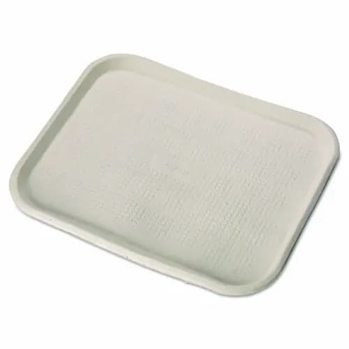 Chinet® Savaday Molded Fiber Food Trays, 14 x 18, White, Paper, 100/Carton