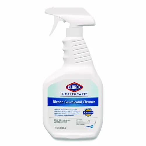 Clorox Healthcare® Bleach Germicidal Cleaner, 32 oz Spray Bottle