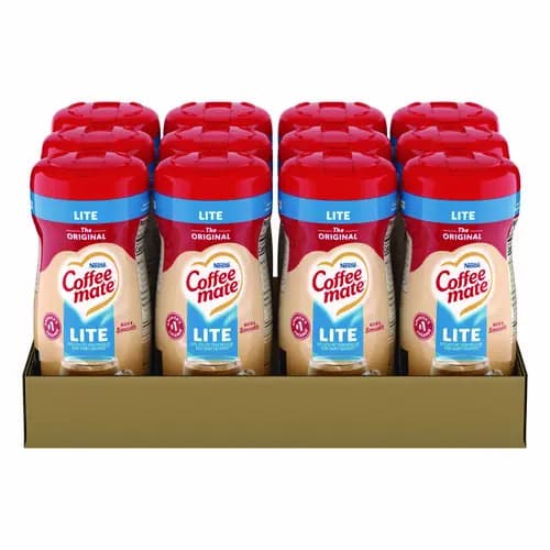 Coffee mate® Powdered Original Lite Creamer, 11 oz Canister, 12/Carton