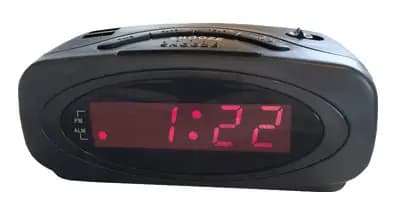 COMPACT ALARM CLOCK-2 USB
