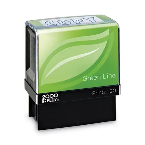 COSCO 2000PLUS® Green Line Self-Inking Message Stamp
