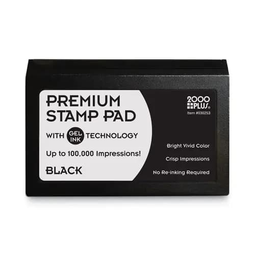 COSCO Microgel Stamp Pad for 2000 PLUS, Black