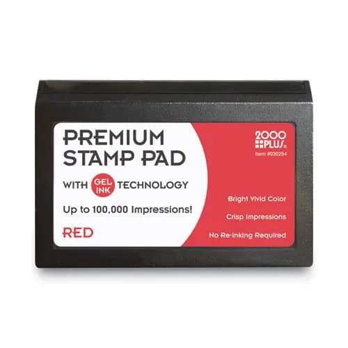 COSCO Microgel Stamp Pad for 2000 PLUS, Red