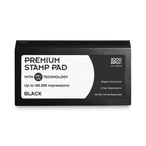 COSCO Microgel Stamp Pad for 2000 PLUS, Black