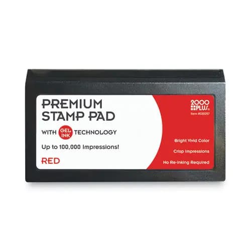 COSCO Microgel Stamp Pad for 2000 PLUS, Red