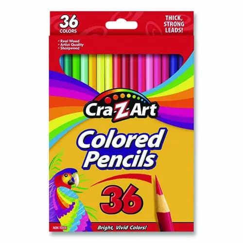 Cra-Z-Art® Colored Pencils, 36 Assorted Colors, 36/Box