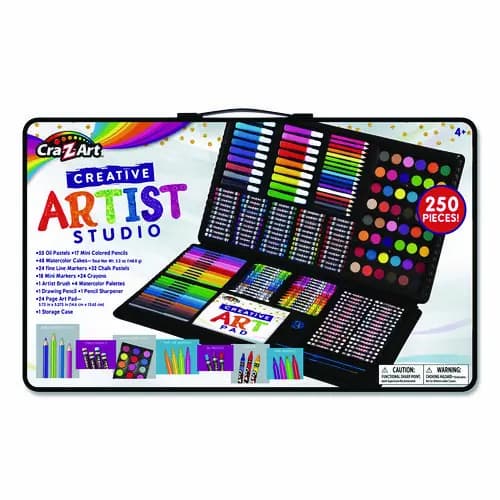 Cra-Z-Art® Creative Artist Studio, 250 Pieces