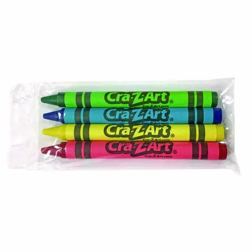 Cra-Z-Art® Washable Crayons, Assorted, 4/Pack