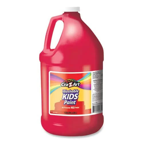 Cra-Z-Art® Washable Kids Paint, Red, 1 gal Bottle