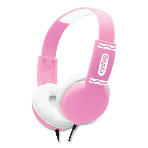 Crayola® Cheer Wired Headphones, Pink/White