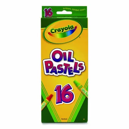 Crayola® Oil Pastels, 16 Assorted Colors, 16/Pack