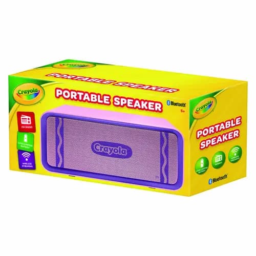Crayola® Portable Speaker, Bluetooth, Purple