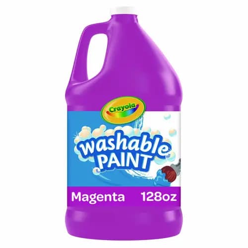 Crayola® Washable Paint, Magenta, 1 gal Bottle
