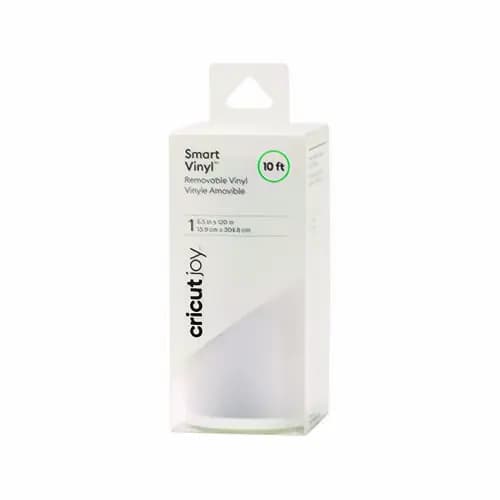 Cricut® Joy Removable Smart Vinyl for Assorted Surfaces, White, 5.5" x 120"