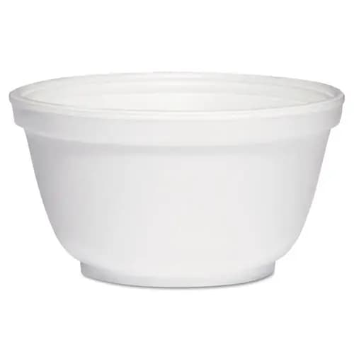 Dart® Foam Bowls, 10 oz, White, 50/Pack, 20 Packs/Carton