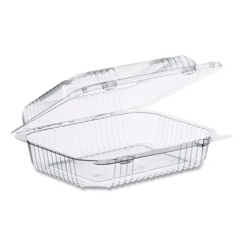 Dart® StayLock Clear Hinged Lid Containers