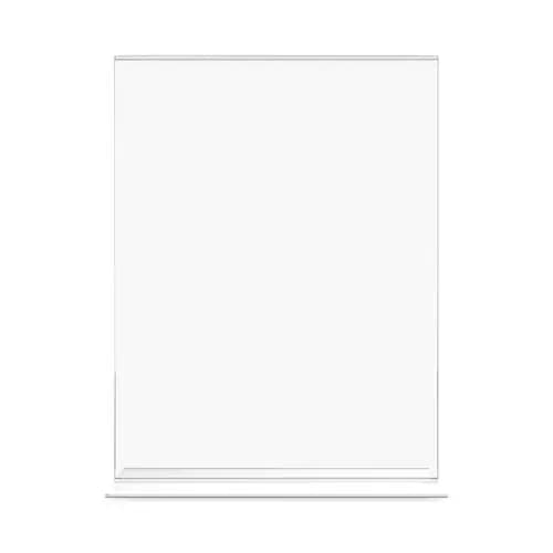 deflecto® Classic Image Double-Sided Sign Holder, Clear, 8.5 x 11 Insert
