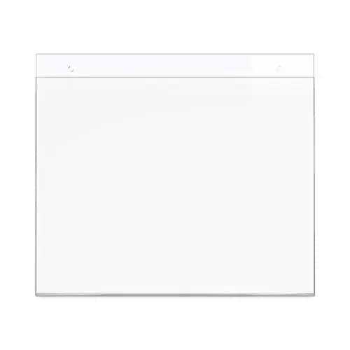 deflecto® Classic Image Wall-Mount Sign Holder, Landscape, 11 x 8.5, Clear