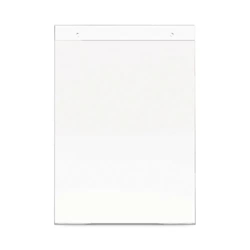 deflecto® Classic Image Wall-Mount Sign Holder, Portrait, 8.5 x 11, Clear