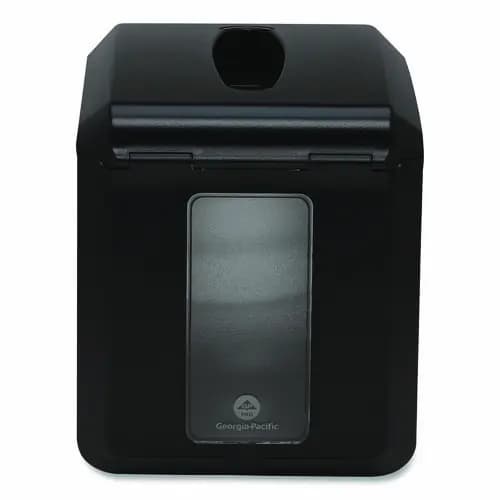 Dixie® Tabletop Napkin Dispenser, Black, 6.1" x 7.6" x 7.2"