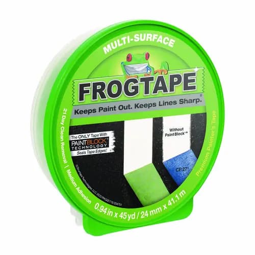 Duck® FrogTape Multi-Surface Painting Tape, Green, 0.94" x 45 yds