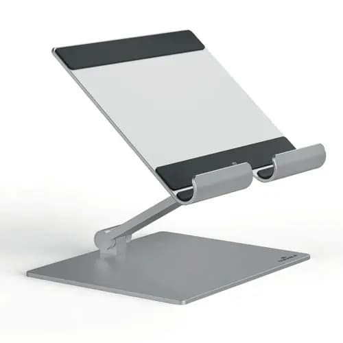 Durable® Adjustable Tablet Stand, Silver