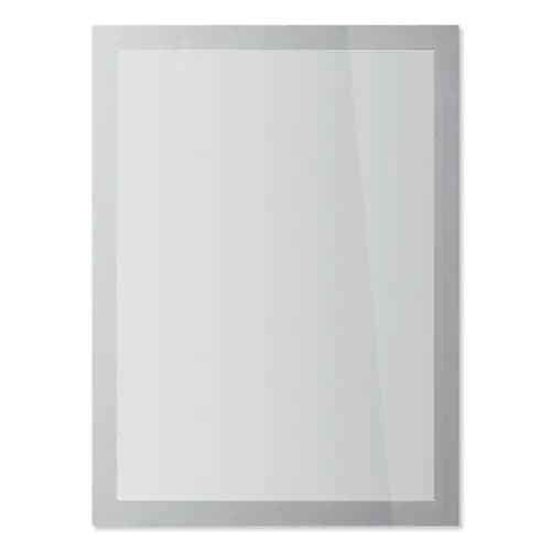Durable® DURAFRAME SUN Sign Holder, 8.5 x 11, Silver Frame, 2/Pack
