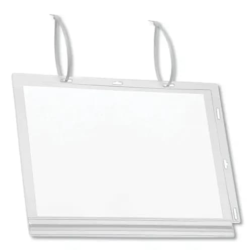 Durable® Water Resistant Sign Holder Pockets with Cable Ties