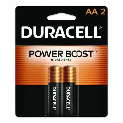 Duracell® Power Boost CopperTop Alkaline AA Batteries, 2/Pack