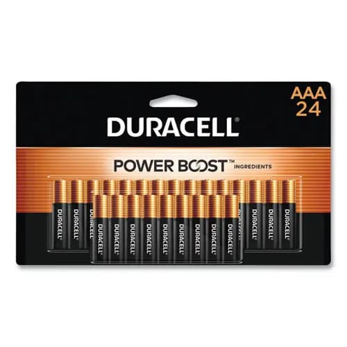 Duracell® Power Boost CopperTop Alkaline AAA Batteries, 24/Pack
