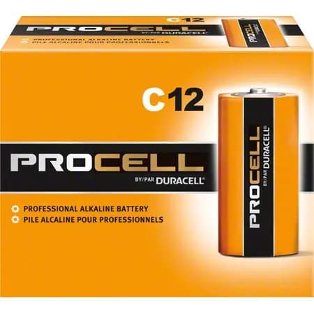 Duracell® Procell® Size C Alkaline Battery - 1.5 Volt