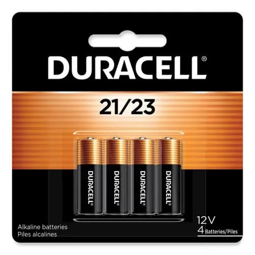 Duracell® Specialty Alkaline Batteries, 21/23, 12 V, 4/Pack