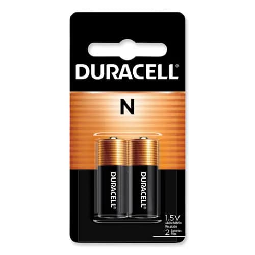 Duracell® Specialty Alkaline Battery, N Size, 1.5 V, 2 Pack