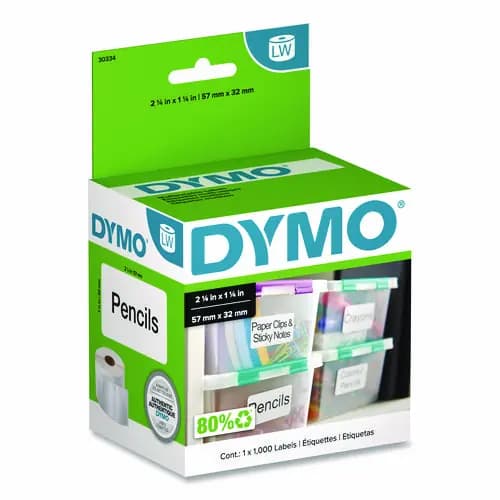 DYMO® LabelWriter Address Labels, White, 1,000 Labels/Roll
