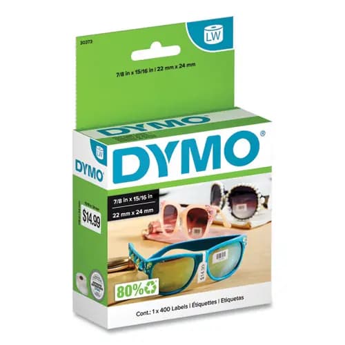 DYMO® LW Price Tag Labels, White, 400 Labels/Roll