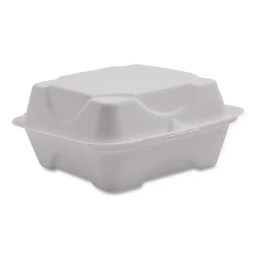 Eco-Products® Vanguard Renewable and Compostable Sugarcane Clamshells