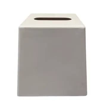 Eco Spa Square Tissue Box – Snow