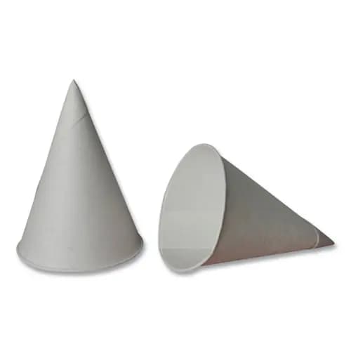 Eco Touch™ Cone Cups, 4.5 oz, Sugarcane, White, 5,000/Carton