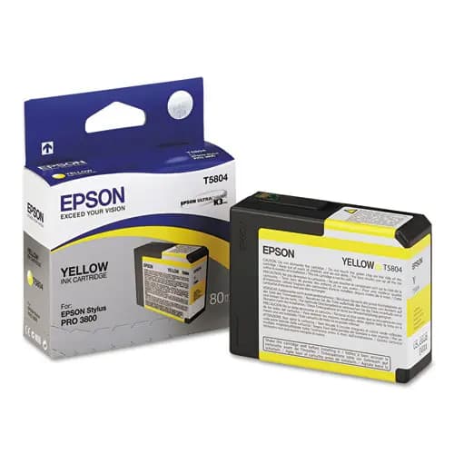 Epson® T580400 UltraChrome K3 Ink, Yellow
