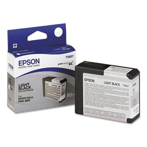 Epson® T580700 UltraChrome K3 Ink, Light Black