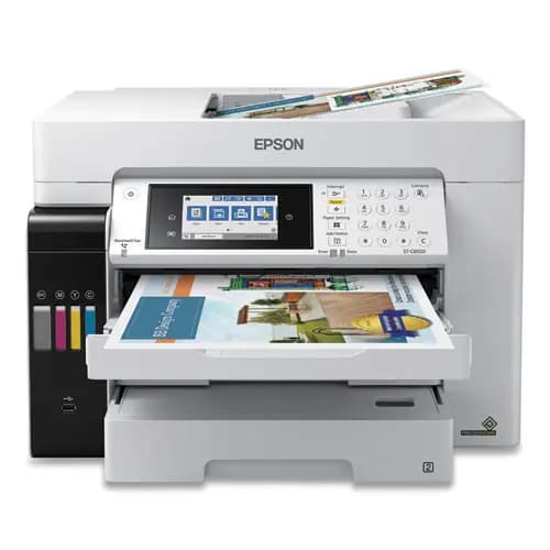 Epson® WorkForce ST-C8000 Color MFP Wide-Format Supertank Printer