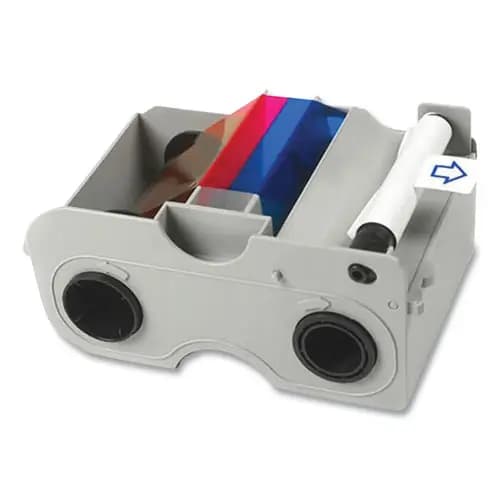 Fargo® 45000 Full Color Ribbon, Black/Cyan/Magenta/Yellow