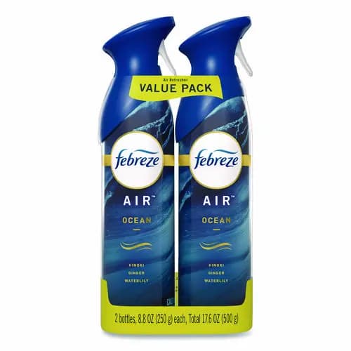 Febreze® AIR, Ocean Scent, 8.8 oz Aerosol Spray, 2 Pack