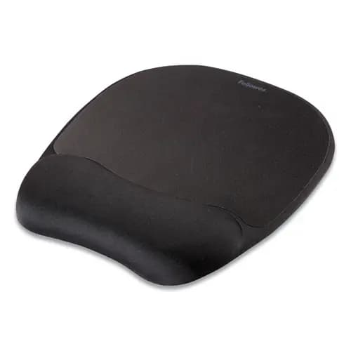 Fellowes® Memory Foam Mouse Pad with Wrist Rest, Black