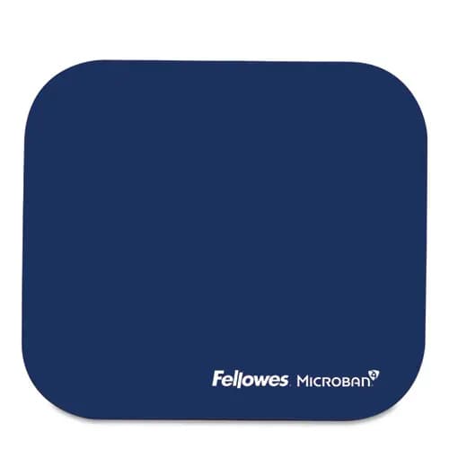 Fellowes® Mouse Pad with Microban Protection, Navy, 9" x 8"